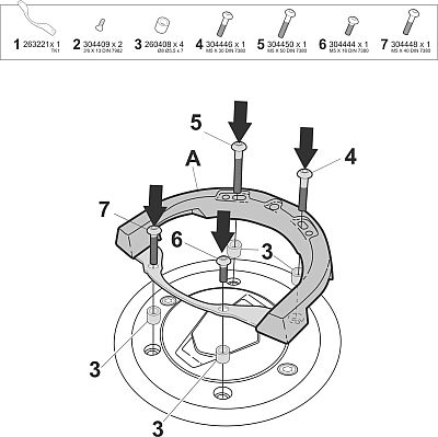 Shad Click System, mount (80/194)