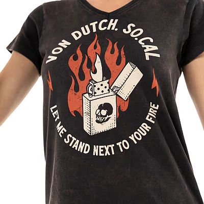 Von Dutch Fire, dames-T-shirt (3/5)