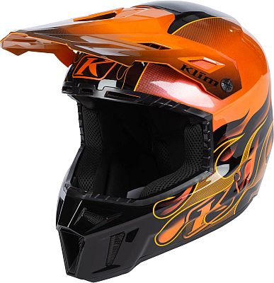 Klim F3 Carbon Scorched, Motocrosshelm
