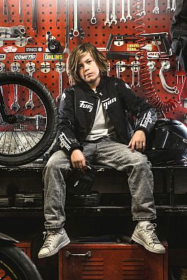 Furygan Neon, veste textile imperméable enfants (6/7)