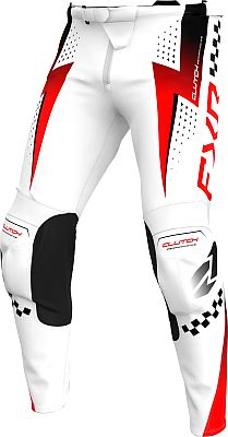 FXR Clutch Pro MX White, pantalones textiles