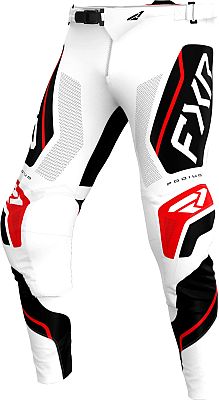 FXR Podium Relay MX White, pantalones textiles