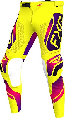 FXR Podium Relay MX Yellow, pantalones textiles