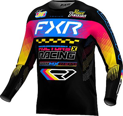 FXR Podium MX Black, maglia giovanile