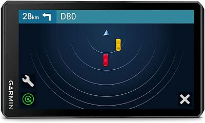 Garmin zümo R1, surroundings radar (4/6)