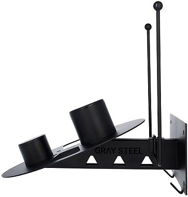 Gray Steel X7, helmet/coat rack