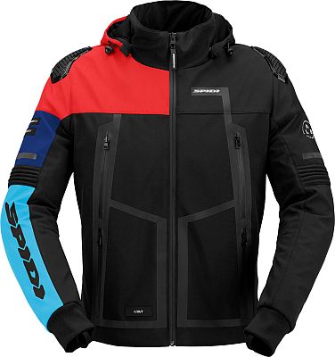 Spidi Warrior Hoodie, chaqueta textil H2Out