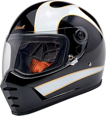 Biltwell Lane Splitter Flame, Integralhelm