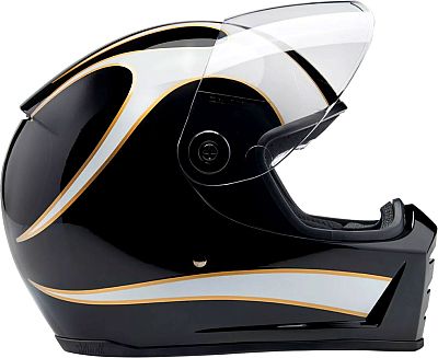 Biltwell Lane Splitter Flame, integraalhelm (7/17)