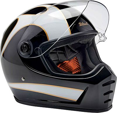 Biltwell Lane Splitter Flame, integraalhelm (9/17)
