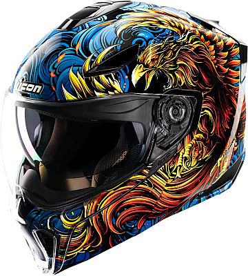 Icon Threshold Burn Birdie Burn, modular helmet