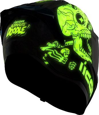 Icon Ultraflite Doodle 3, full face helmet - motoin.de