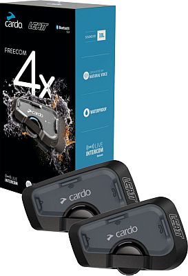 Leatt Adventure Cardo Freecom 4x, Kommunikationssystem Doppelset