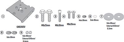 Givi Triumph Tiger Sport 660, PL Montagesatz