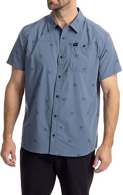 Klim Petrol Stretch, Hemd kurzarm