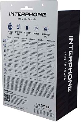Interphone U-Com 8R, communicatiesysteem twin set (5/8)