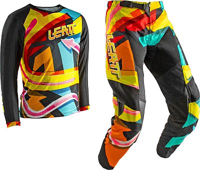 Leatt 3.5 Carnival, Zestaw dżersej/spodnie tekstylne dla dzieci