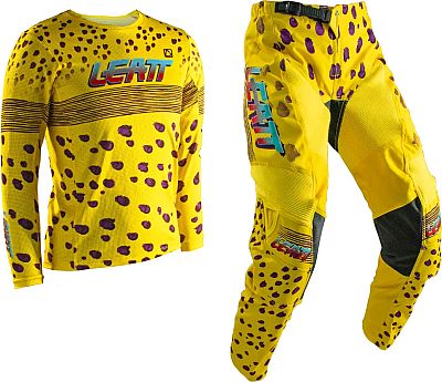 Leatt 3.5 Cheetah, Zestaw dżersej/spodnie tekstylne dla dzieci