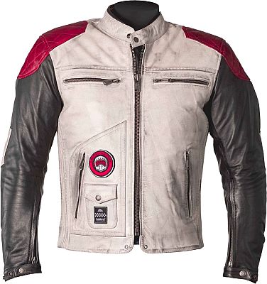 Helstons Tracker, veste en cuir imperméable