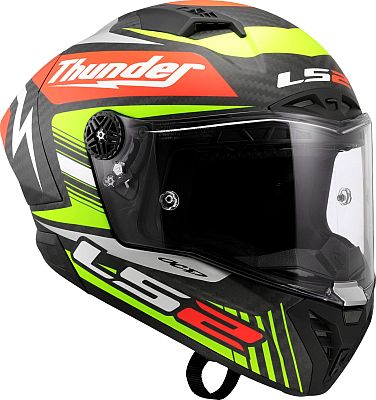 LS2 FF805 Thunder GP Aero Replica Black, Integralhelm