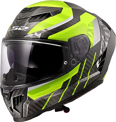 LS2 FF807 Dragon Carbon Trax, Integralhelm