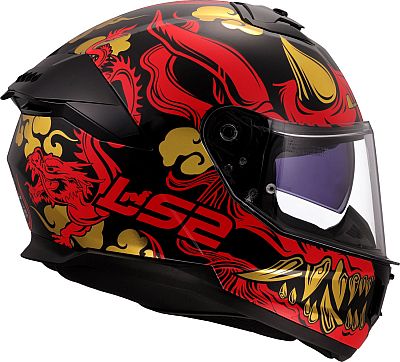 LS2 FF808 Stream II Drako, Integralhelm (8/8)