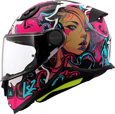 LS2 FF812 Cyberg, capacete integral para crianças