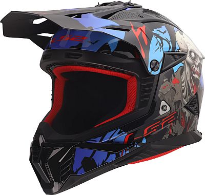 LS2 MX708 Fast II Zombie II, casco de motocross