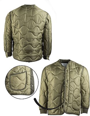 Veste Mil-Tec M65 Avec Doublure - Import US, Coupe Moderne, Couleur Khaki Mixte