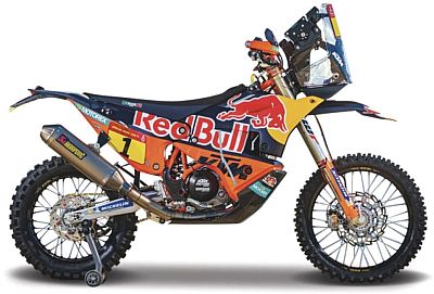 Newray KTM 450 Rallye Dakar, масштабная модель