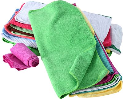 Oxford Mint Bag of Rags, microfiber towels
