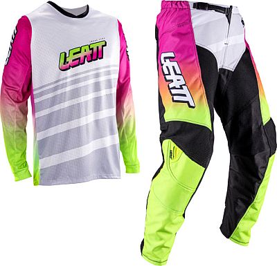 Leatt 3.5 Ride Kit V26 Retro, Zestaw dżersej/spodnie tekstylne