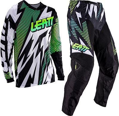Leatt 3.5 Ride Kit V26 Storm, Zestaw dżersej/spodnie tekstylne