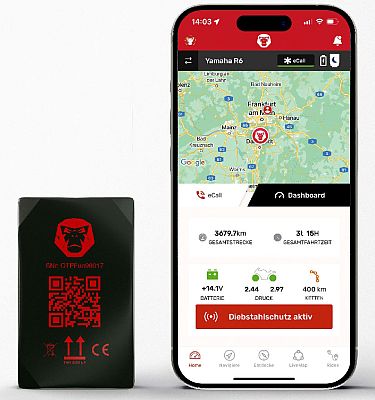 RideLink Wingman 4G, GPS-Tracker