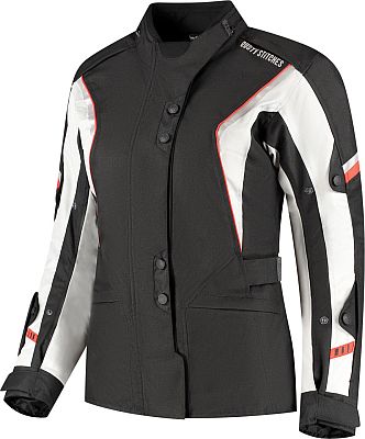 Rusty Stitches Leah, chaqueta textil impermeable mujer