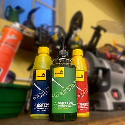 Scottoiler Refill, huile de chaîne