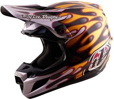 Troy Lee Designs SE5 Carbon Overspray, motocross helmet