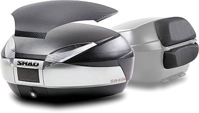 Shad SH48 Carbon & Backrest, top case kit