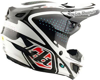 Troy Lee Designs SE5 Polycarbonate The Line, мотокроссовый шлем (13/23)
