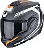 Scorpion EXO-Tech Evo Carbon Cosy Orange, casco modular