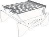 Oxford Camping Firepit, Grillaufsatz