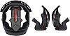 LS2 FF805 ECE06/FIM, doublure/coussinets des joues