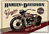 Nostalgic Art Harley-Davidson Flathead, postal metálico