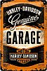 Nostalgic Art Harley-Davidson Garage, segno di latta