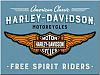 Nostalgic Art Harley-Davidson - Logo Blue, imán