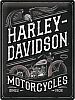 Nostalgic Art Harley-Davidson - Motorcycles, panneau en fer-blan