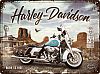 Nostalgic Art Harley-Davidson - Route 66, tin tegn