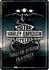 Nostalgic Art Harley-Davidson - Things, metalen ansichtkaart