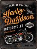 Nostalgic Art Harley-Davidson - Timeless Tradition, blikken bord
