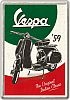 Nostalgic Art Vespa - The Italian Classic, pocztówka metalowa